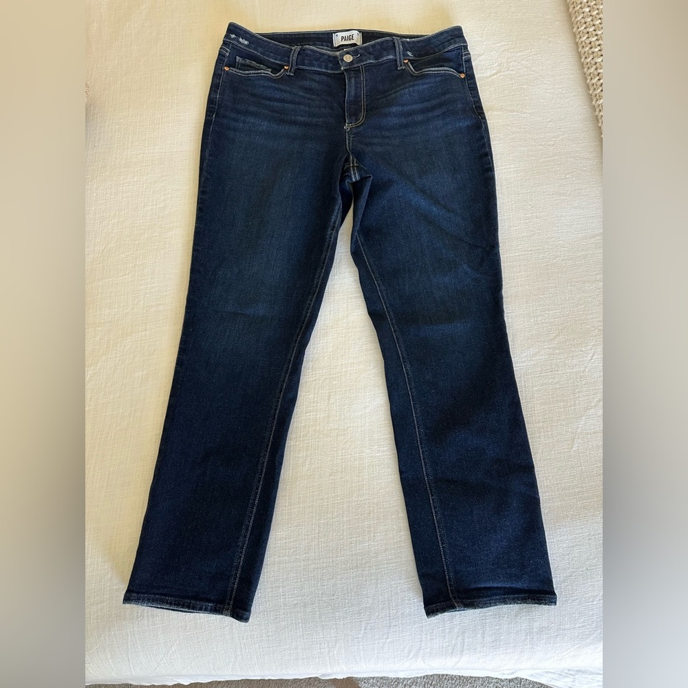 PAIGE Brigitte Jeans in Deep Indigo